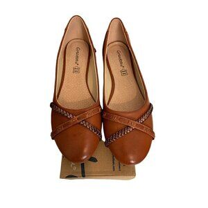 Greatonu Women’s Flat Brown‎ Slip-On Size 10